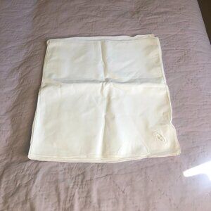 Vintage White Fabric Dinner Napkins, set of 12